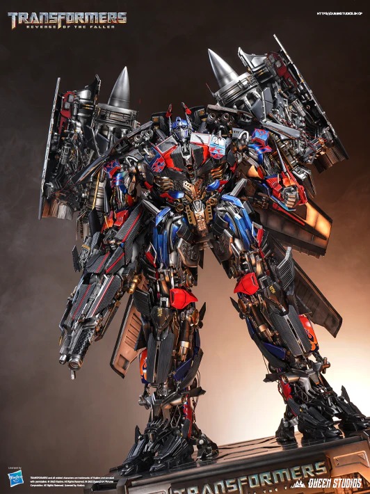 Non Scaled Premium Figure Optimus Prime Jet Power Ver. - Transformer Reverse Of The Fallen By Queen Studios
