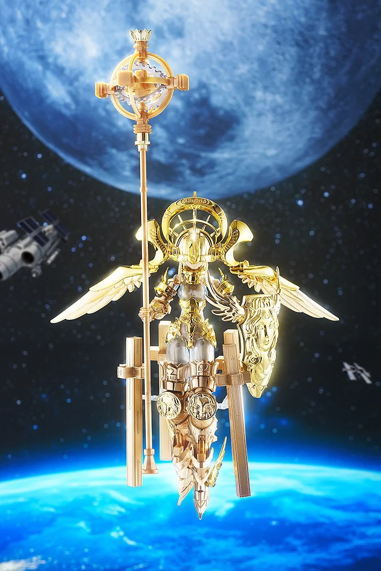 PLAMAX GO-05 OVERLORD Gabriel - DX Plated Ver. Godwing Dragon Knight By Max Factory