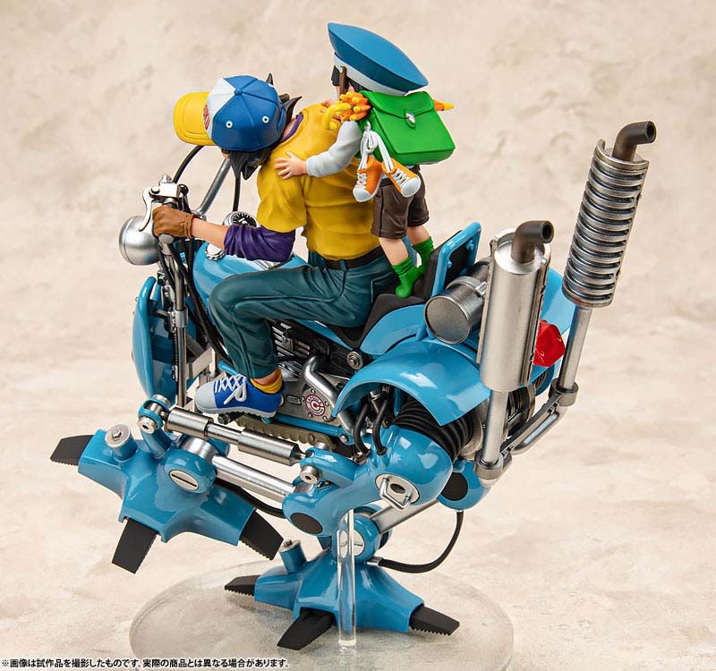 Desktop Real McCoy EX Figure Son Goku & Gohan & Bipedal Walking Robot - Dragon Ball Z (Re-Release) By MegaHouse