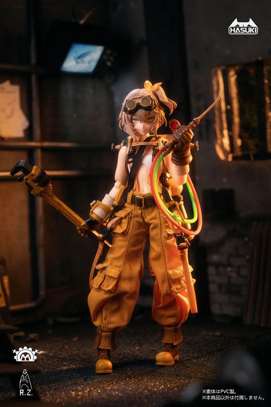 [READY STOCK ITEM] Action Figure 1/12 PA007 Pocket Art Series Mechanic Fiona By HASUKI
