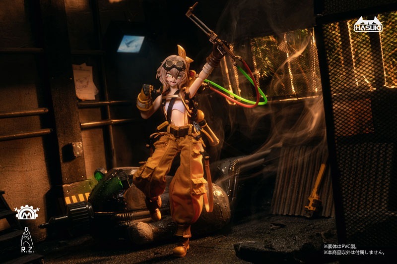 [READY STOCK ITEM] Action Figure 1/12 PA007 Pocket Art Series Mechanic Fiona By HASUKI