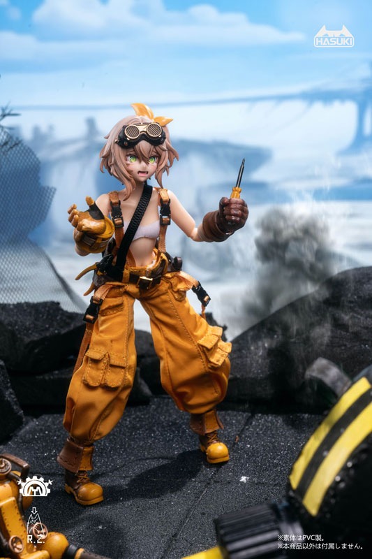 [READY STOCK ITEM] Action Figure 1/12 PA007 Pocket Art Series Mechanic Fiona By HASUKI