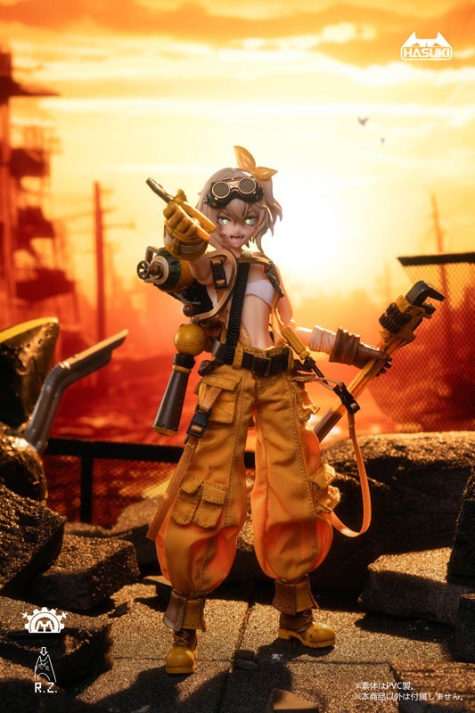 [READY STOCK ITEM] Action Figure 1/12 PA007 Pocket Art Series Mechanic Fiona By HASUKI