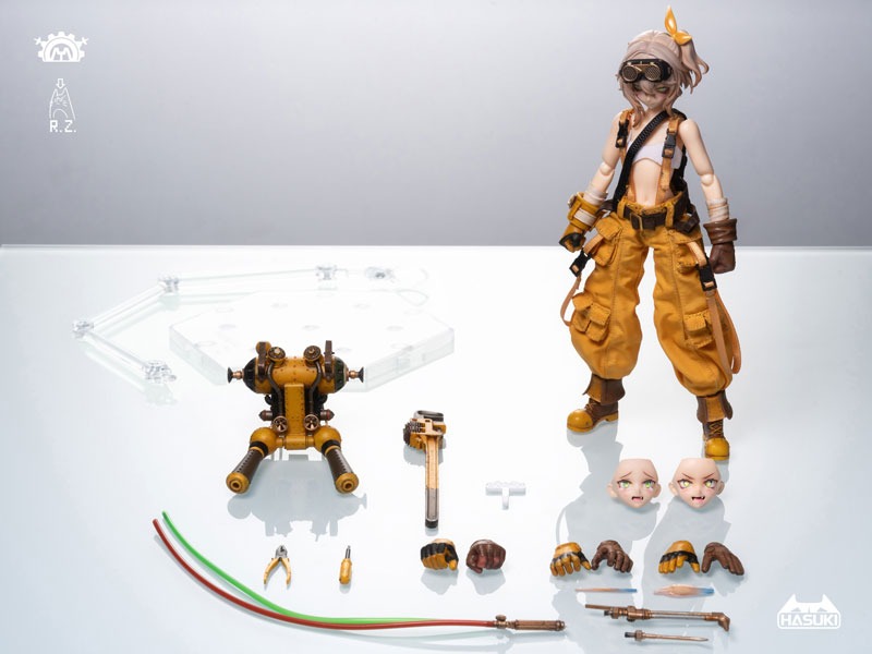 [READY STOCK ITEM] Action Figure 1/12 PA007 Pocket Art Series Mechanic Fiona By HASUKI