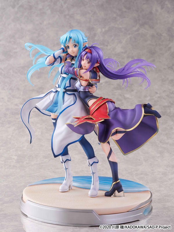 [Set of 2] Shibuya Scramble Scaled Figure 1/7 Yuuki & Asuna - Ending Ver. Sword Art Online By eStream