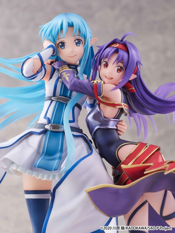 [Set of 2] Shibuya Scramble Scaled Figure 1/7 Yuuki & Asuna - Ending Ver. Sword Art Online By eStream