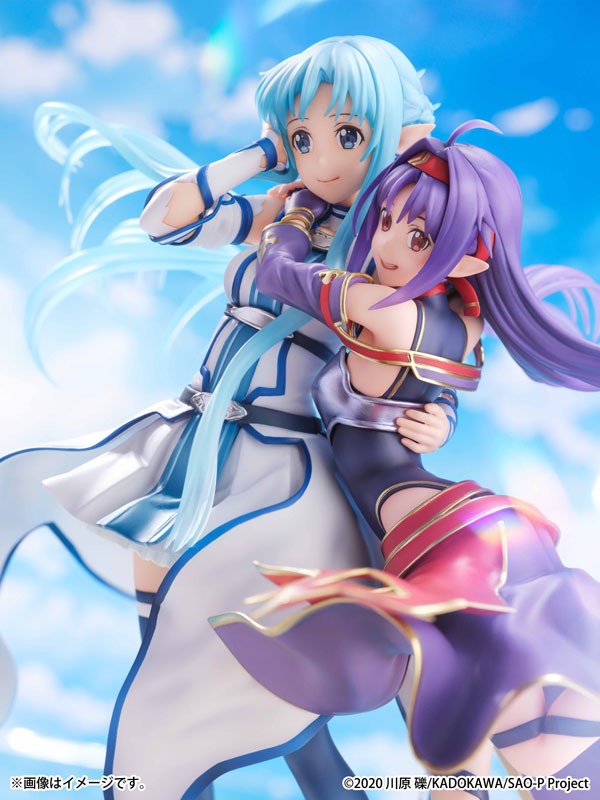 [Set of 2] Shibuya Scramble Scaled Figure 1/7 Yuuki & Asuna - Ending Ver. Sword Art Online By eStream