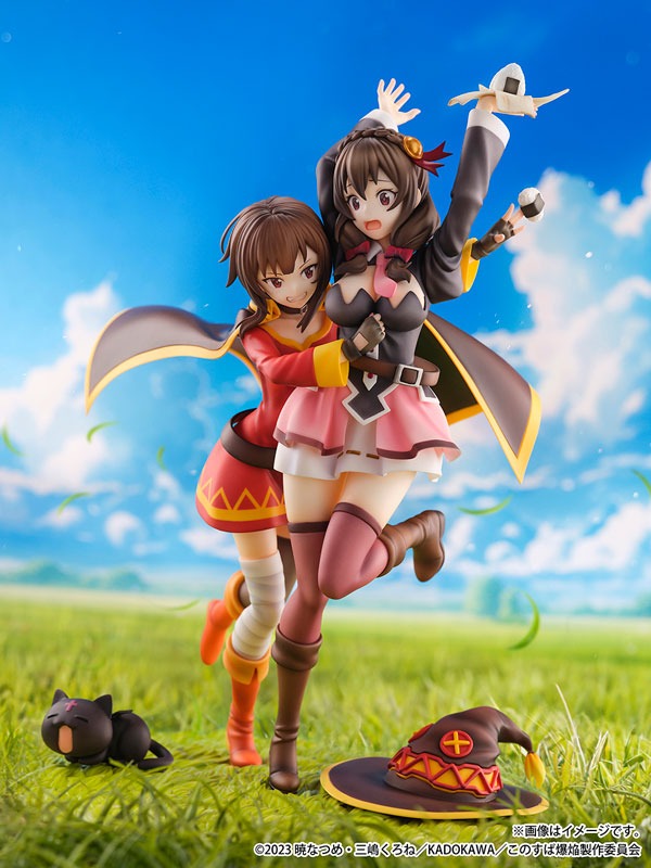 [Set of 2] Shibuya Scramble Scaled Figure 1/7 Megumin & Yunyun - Futari wa Otomodachi Ver. Konosuba! By eStream