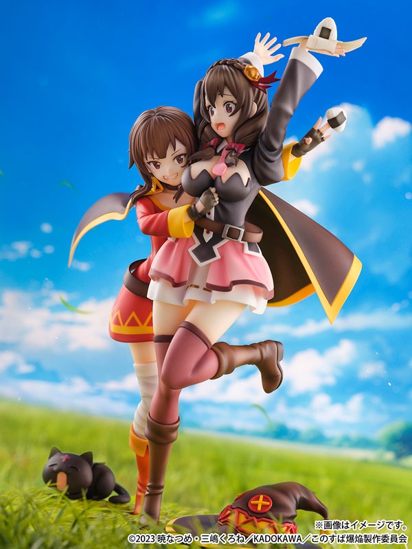 [Set of 2] Shibuya Scramble Scaled Figure 1/7 Megumin & Yunyun - Futari wa Otomodachi Ver. Konosuba! By eStream