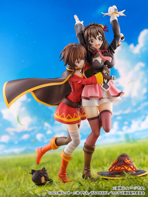 [Set of 2] Shibuya Scramble Scaled Figure 1/7 Megumin & Yunyun - Futari wa Otomodachi Ver. Konosuba! By eStream