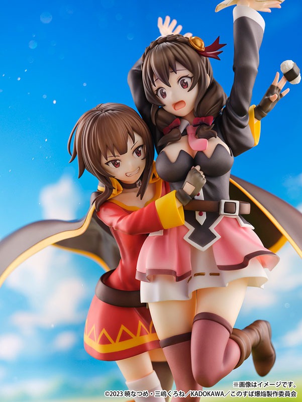 [Set of 2] Shibuya Scramble Scaled Figure 1/7 Megumin & Yunyun - Futari wa Otomodachi Ver. Konosuba! By eStream