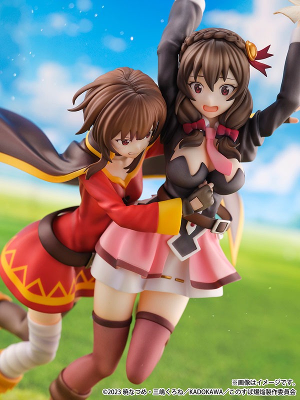 [Set of 2] Shibuya Scramble Scaled Figure 1/7 Megumin & Yunyun - Futari wa Otomodachi Ver. Konosuba! By eStream
