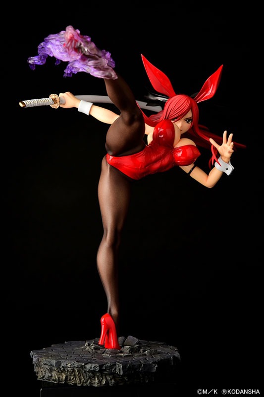 Scaled Figure 1/6 Erza Scarlet - High Kick Crimson Bunny Ver. Fairy Tail By OrcaToys