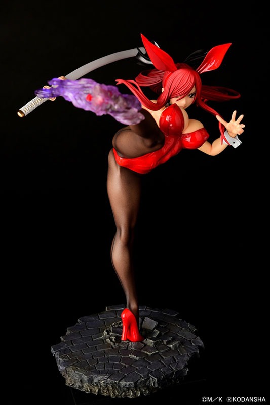 Scaled Figure 1/6 Erza Scarlet - High Kick Crimson Bunny Ver. Fairy Tail By OrcaToys