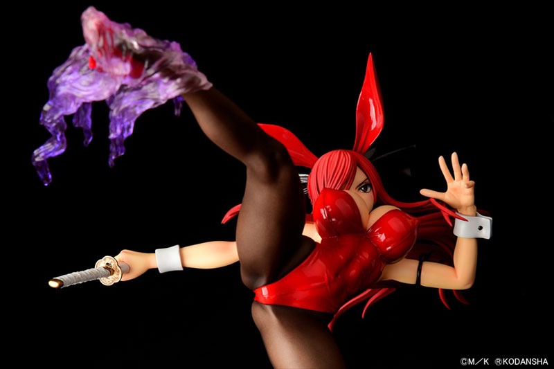 Scaled Figure 1/6 Erza Scarlet - High Kick Crimson Bunny Ver. Fairy Tail By OrcaToys