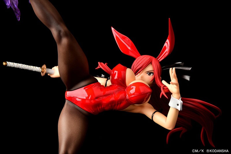 Scaled Figure 1/6 Erza Scarlet - High Kick Crimson Bunny Ver. Fairy Tail By OrcaToys