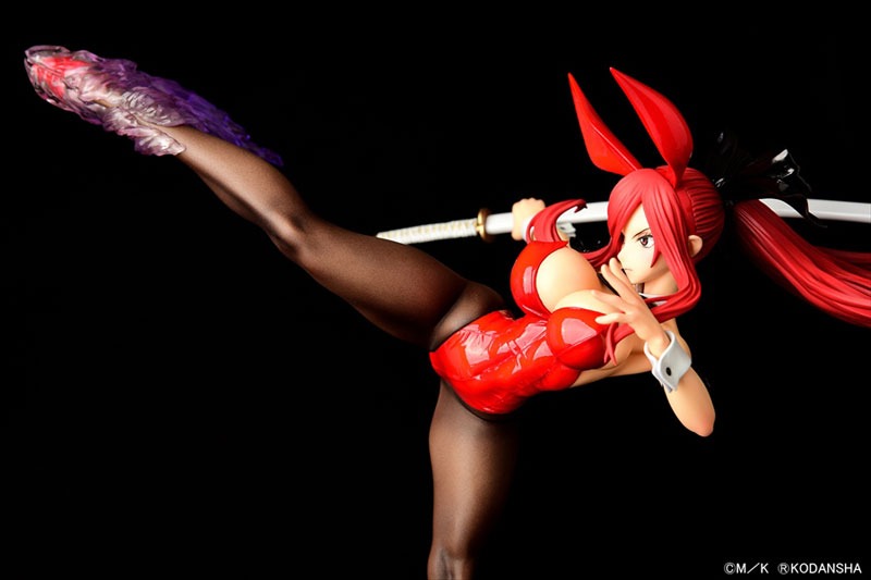 Scaled Figure 1/6 Erza Scarlet - High Kick Crimson Bunny Ver. Fairy Tail By OrcaToys