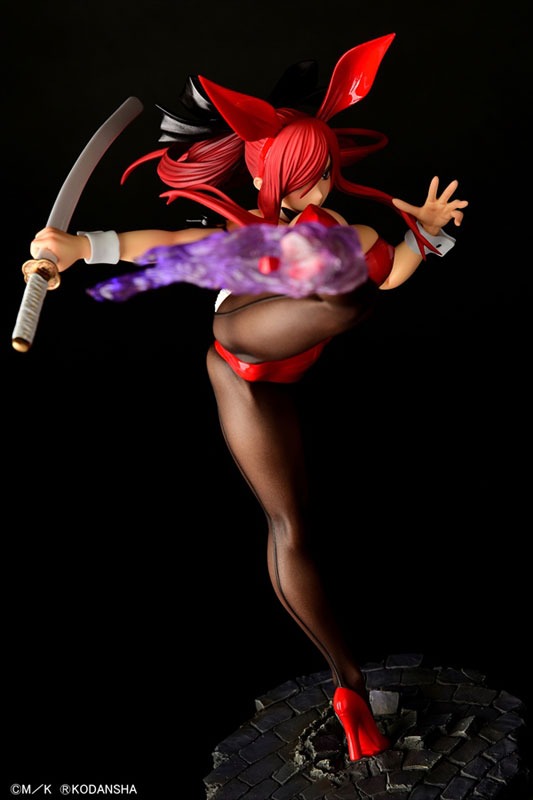 Scaled Figure 1/6 Erza Scarlet - High Kick Crimson Bunny Ver. Fairy Tail By OrcaToys