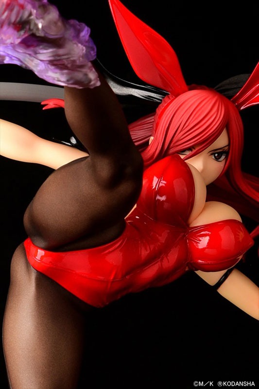 Scaled Figure 1/6 Erza Scarlet - High Kick Crimson Bunny Ver. Fairy Tail By OrcaToys