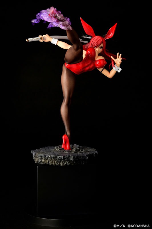 Scaled Figure 1/6 Erza Scarlet - High Kick Crimson Bunny Ver. Fairy Tail By OrcaToys