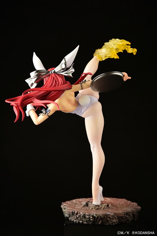 Scaled Figure 1/6 Erza Scarlet - High Kick White Bunny Ver. Fairy Tail By OrcaToys