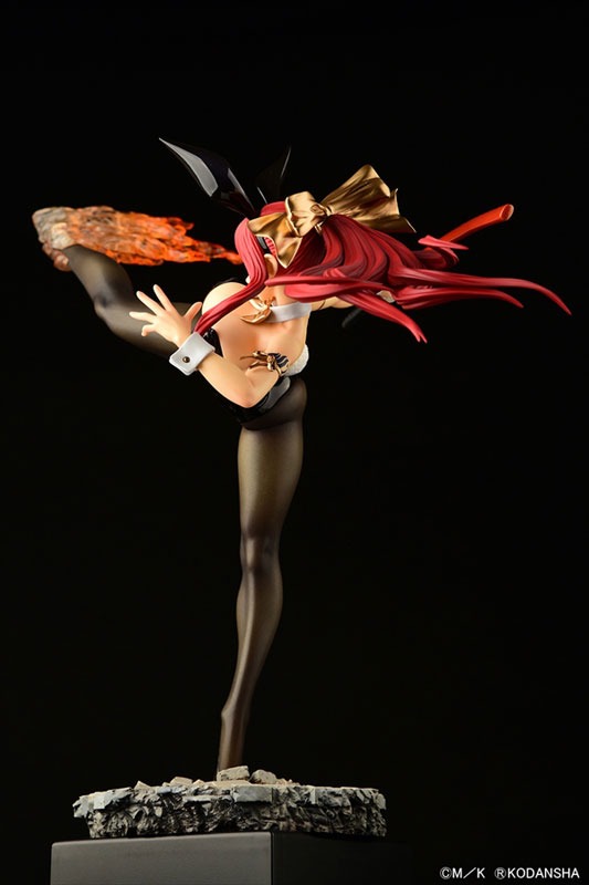 Scaled Figure 1/6 Erza Scarlet - High Kick Black Bunny Ver. Fairy Tail By OrcaToys