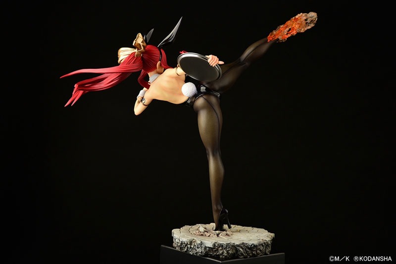 Scaled Figure 1/6 Erza Scarlet - High Kick Black Bunny Ver. Fairy Tail By OrcaToys