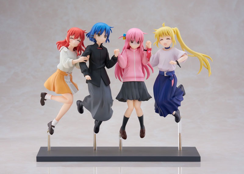[Set of 4] Scaled Figure Non Scale Kessoku Band (Gotoh Hitori, Ikuyo Kita, Yamada Ryo, Ijichi Nijika) - Jumping Girls Ver. Bocchi the Rock! (20cm) By ANIPLEX+