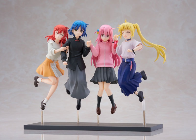 [Set of 4] Scaled Figure Non Scale Kessoku Band (Gotoh Hitori, Ikuyo Kita, Yamada Ryo, Ijichi Nijika) - Jumping Girls Ver. Bocchi the Rock! (20cm) By ANIPLEX+
