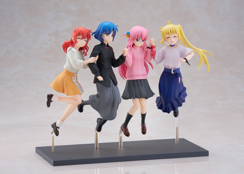 [Set of 4] Scaled Figure Non Scale Kessoku Band (Gotoh Hitori, Ikuyo Kita, Yamada Ryo, Ijichi Nijika) - Jumping Girls Ver. Bocchi the Rock! (20cm) By ANIPLEX+