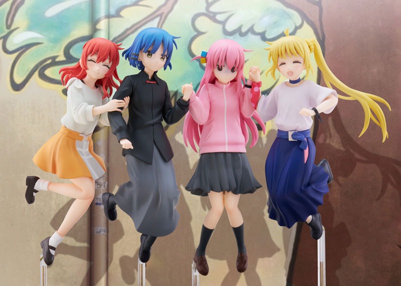 [Set of 4] Scaled Figure Non Scale Kessoku Band (Gotoh Hitori, Ikuyo Kita, Yamada Ryo, Ijichi Nijika) - Jumping Girls Ver. Bocchi the Rock! (20cm) By ANIPLEX+