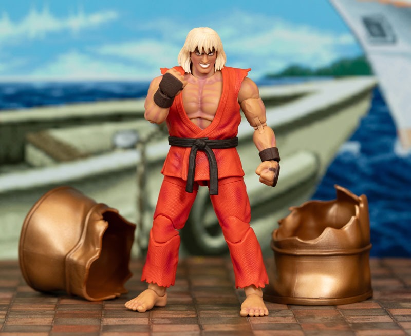Action Figure 1/12 Sennousareta Ken / Violent Ken - Ultra Street Fighter II: The Final Challengers By Jada Toys