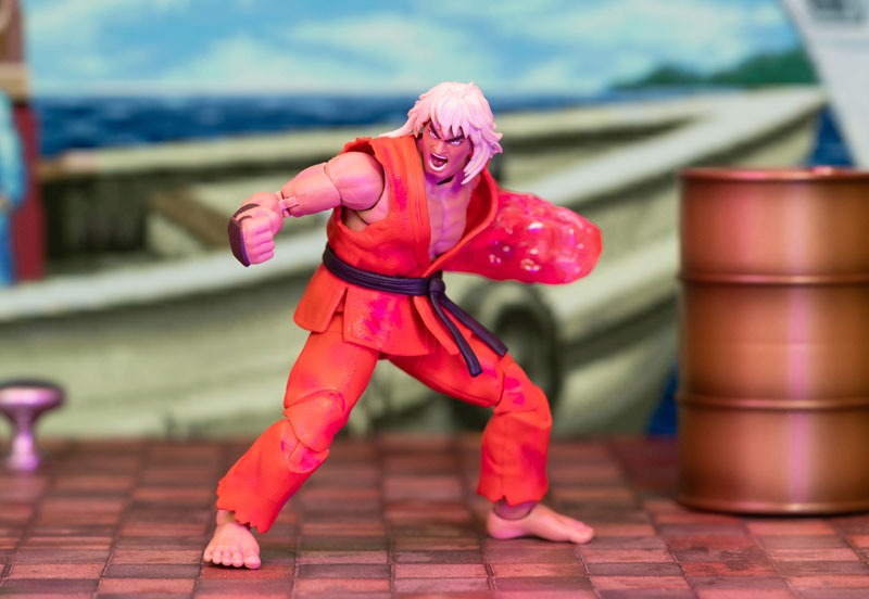 Action Figure 1/12 Sennousareta Ken / Violent Ken - Ultra Street Fighter II: The Final Challengers By Jada Toys