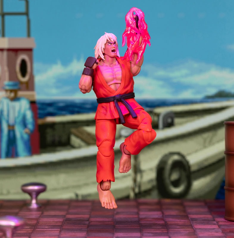 Action Figure 1/12 Sennousareta Ken / Violent Ken - Ultra Street Fighter II: The Final Challengers By Jada Toys