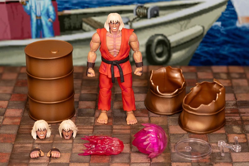 Action Figure 1/12 Sennousareta Ken / Violent Ken - Ultra Street Fighter II: The Final Challengers By Jada Toys
