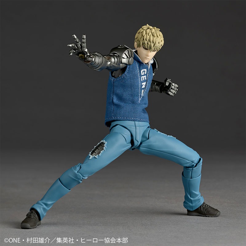 [With Bonus] Revoltech Amazing Yamaguchi Genos - One Punch Man By Kaiyodo