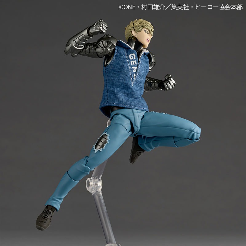 [With Bonus] Revoltech Amazing Yamaguchi Genos - One Punch Man By Kaiyodo