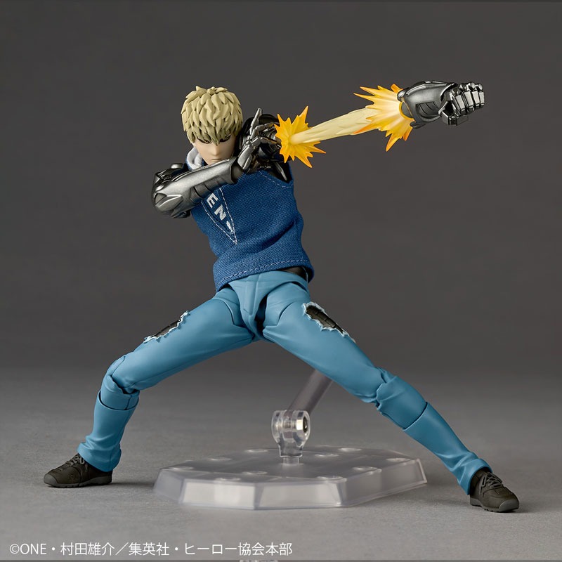 [With Bonus] Revoltech Amazing Yamaguchi Genos - One Punch Man By Kaiyodo