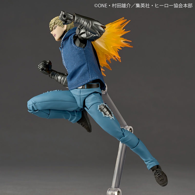[With Bonus] Revoltech Amazing Yamaguchi Genos - One Punch Man By Kaiyodo