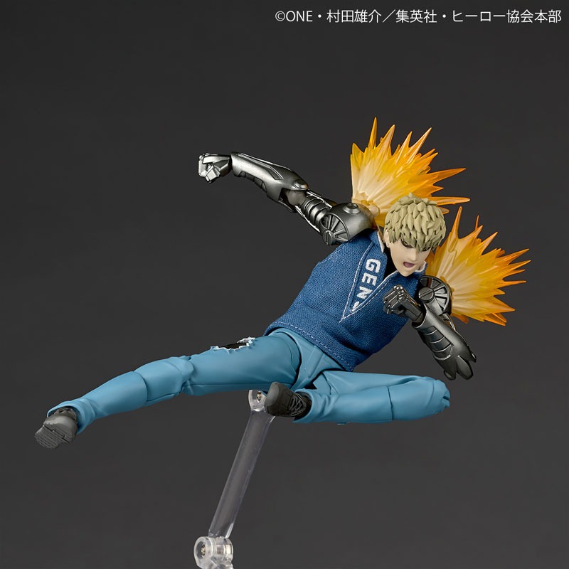 [With Bonus] Revoltech Amazing Yamaguchi Genos - One Punch Man By Kaiyodo