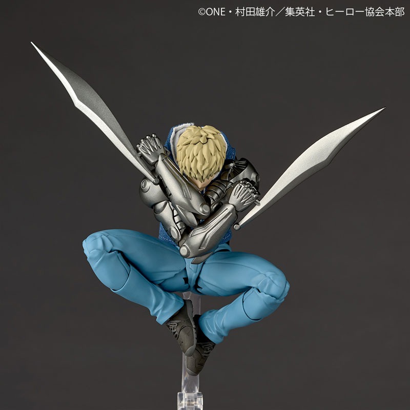 [With Bonus] Revoltech Amazing Yamaguchi Genos - One Punch Man By Kaiyodo