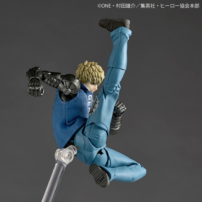 [With Bonus] Revoltech Amazing Yamaguchi Genos - One Punch Man By Kaiyodo