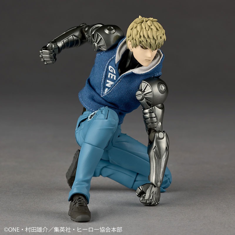 [With Bonus] Revoltech Amazing Yamaguchi Genos - One Punch Man By Kaiyodo
