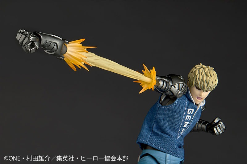 [With Bonus] Revoltech Amazing Yamaguchi Genos - One Punch Man By Kaiyodo