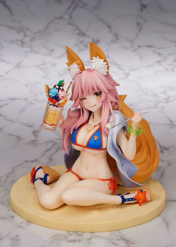 Non-Scale Figure Lancer Tamamo no Mae - Swimsuit Ver. Fate/Grand Order (16cm) By FLARE