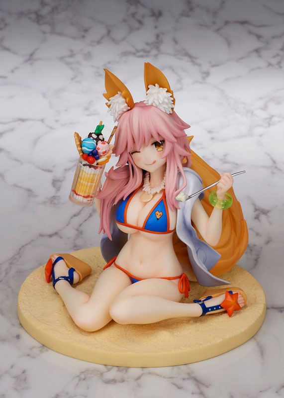 Non-Scale Figure Lancer Tamamo no Mae - Swimsuit Ver. Fate/Grand Order (16cm) By FLARE
