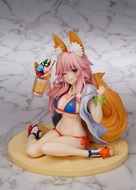 Non-Scale Figure Lancer Tamamo no Mae - Swimsuit Ver. Fate/Grand Order (16cm) By FLARE