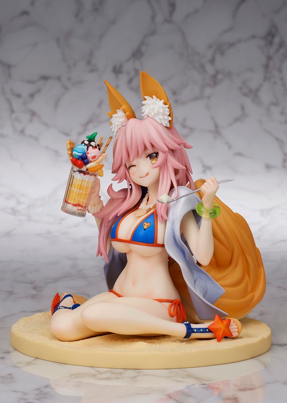 Non-Scale Figure Lancer Tamamo no Mae - Swimsuit Ver. Fate/Grand Order (16cm) By FLARE