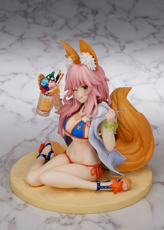 Non-Scale Figure Lancer Tamamo no Mae - Swimsuit Ver. Fate/Grand Order (16cm) By FLARE