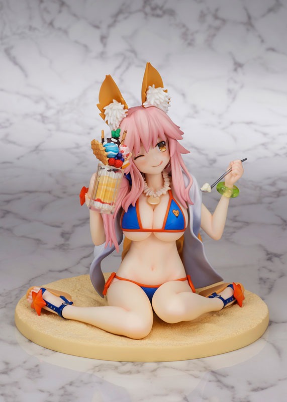 Non-Scale Figure Lancer Tamamo no Mae - Swimsuit Ver. Fate/Grand Order (16cm) By FLARE
